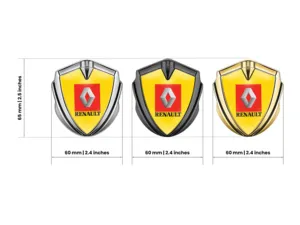Renault Metallico Emblema Badge Stile Minimal Universale